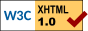 Valid XHTML 1.0 Transitional